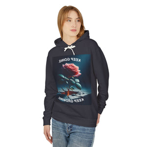 Keep Growing Inspirational Unisex Lightweight Hoodie