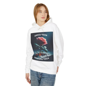 Keep Growing Inspirational Unisex Lightweight Hoodie