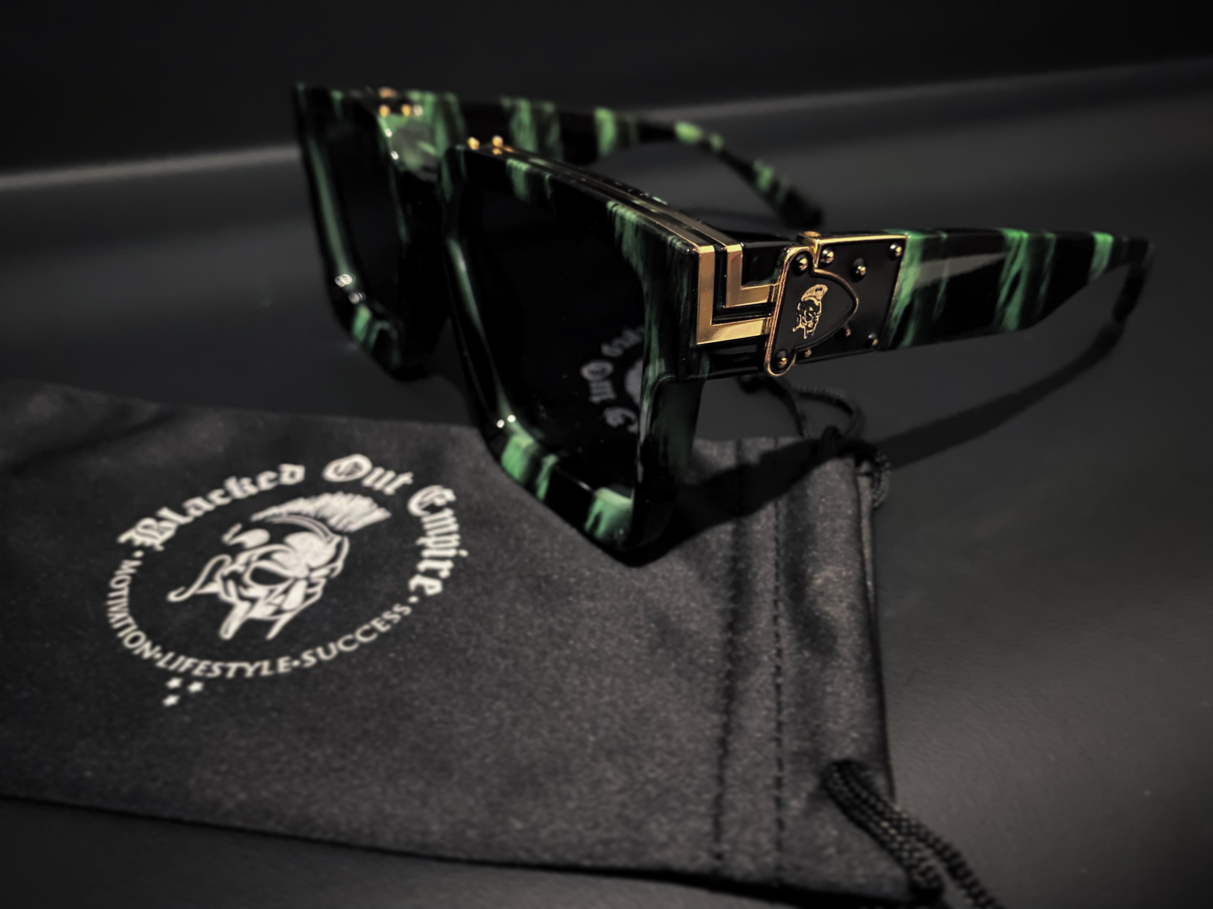 Black/Green & Gold ''Originals'' edition sunglasses